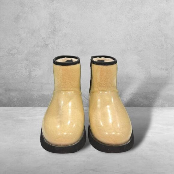 ★ UGG Women’s ‘Classic Clear Mini’ Natural Snow Boots ★ - Picture 5 of 9
